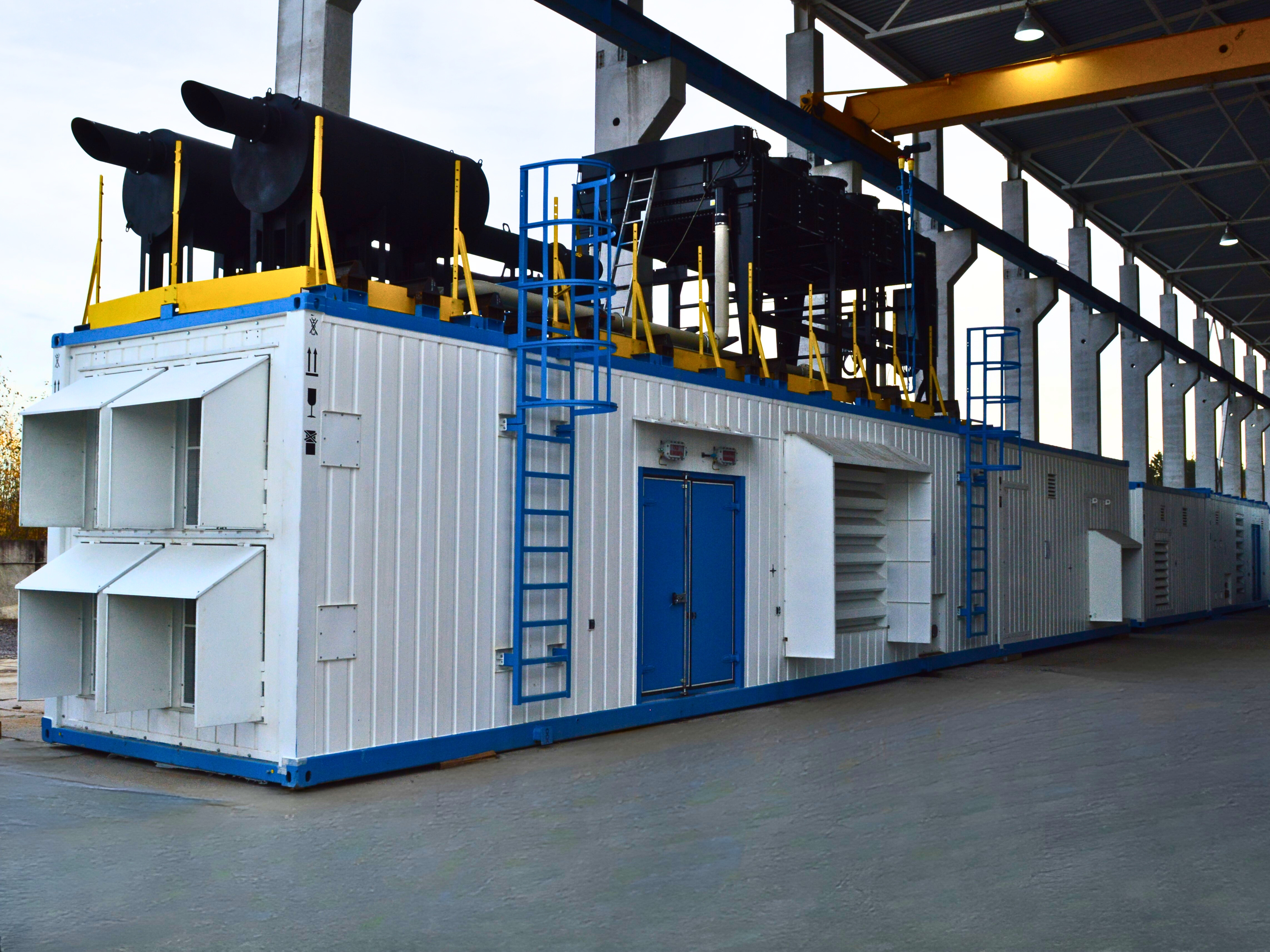 Поставка трех дизельных электростанций