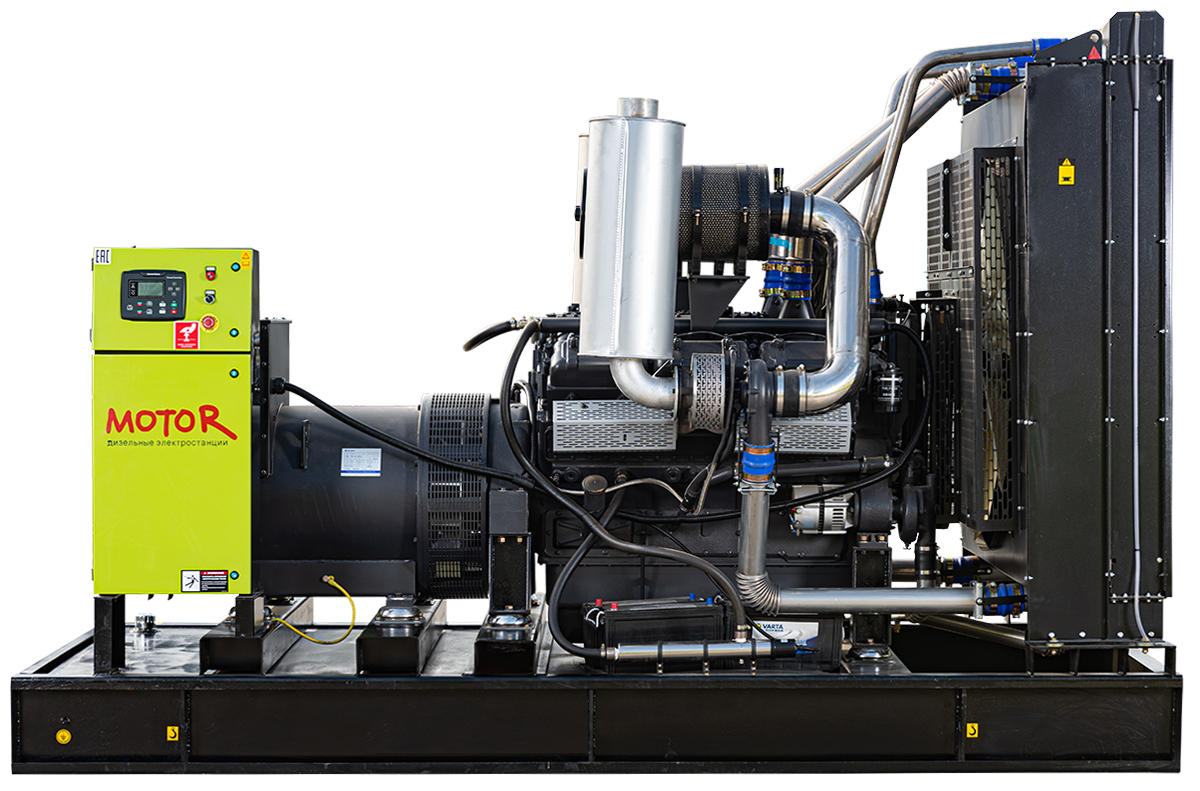 Дизельный генератор Motor Yuchai 400 кВт открытая
