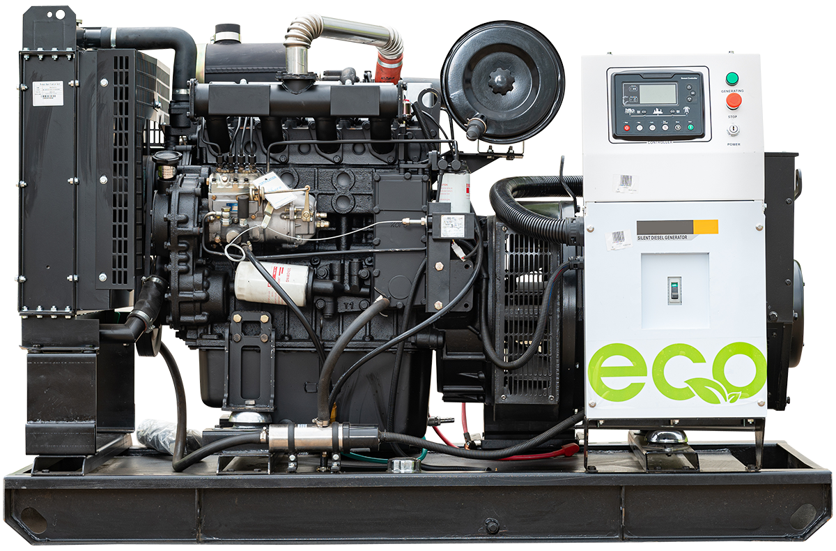 Дизельный генератор EcoPower Ricardo 80 кВт открытая