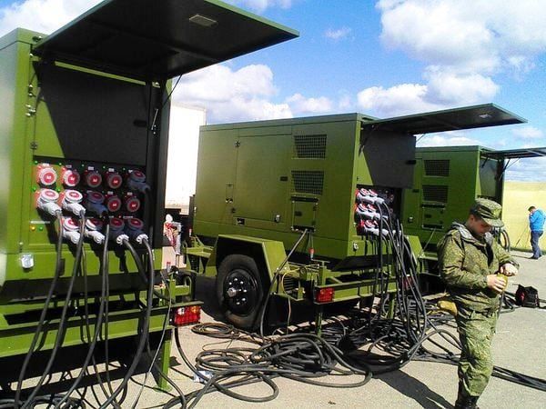 35 ДЭС для автономного энергоснабжения мобильных военно-полевых палаточных госпиталей