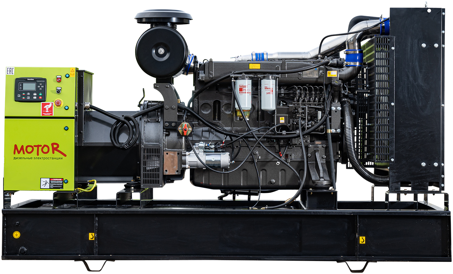 Дизельный генератор Motor Ricardo 250 кВт открытая