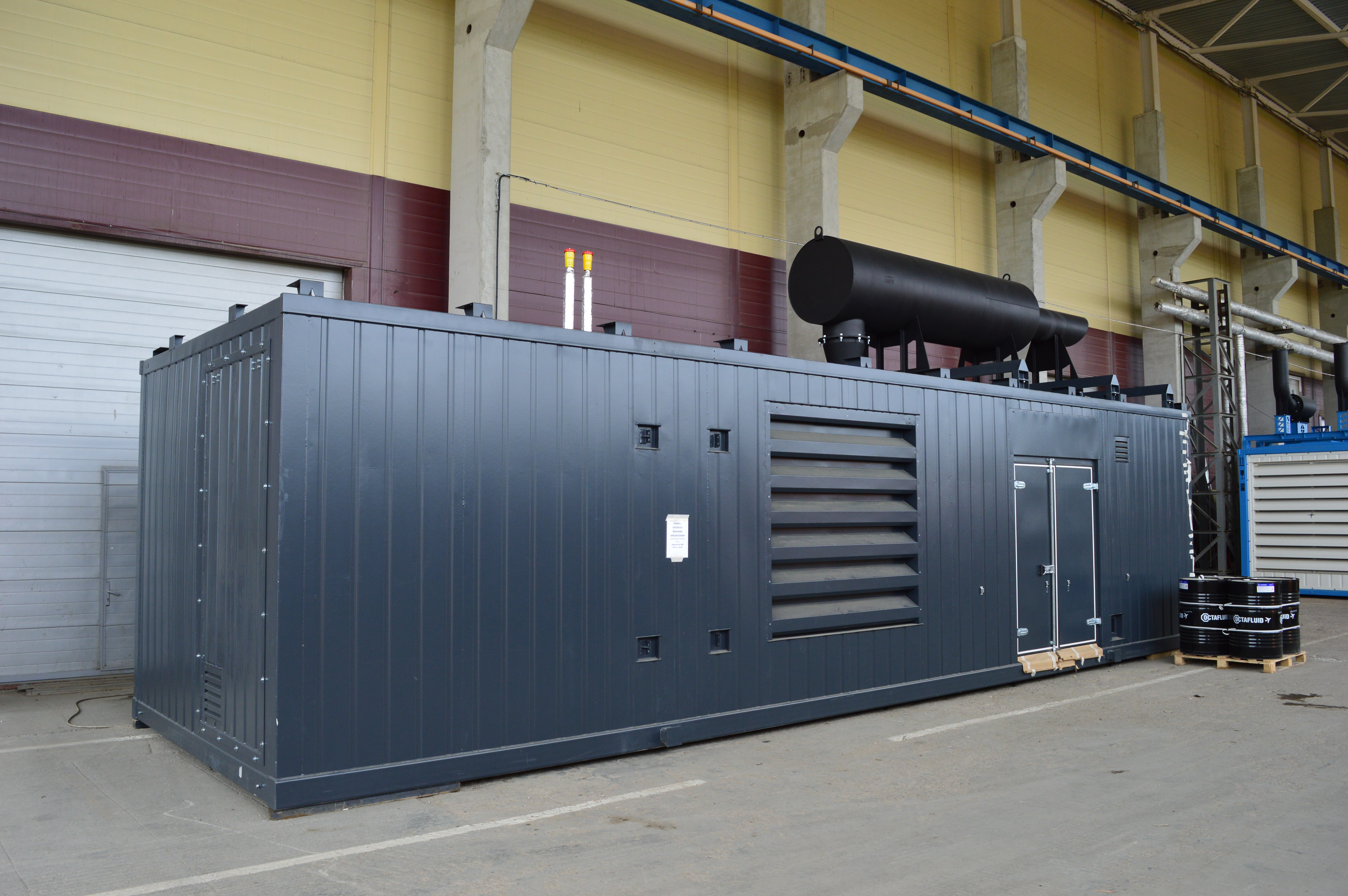 Поставка дизельной электростанции 2х1800 кВт, 10,5 кВ на базе ДВС Mitsubishi, ЗИП на 2 года эксплуатации, выполнение ШМР, ПНР, проведение инструктажа эксплуатирующего персонала