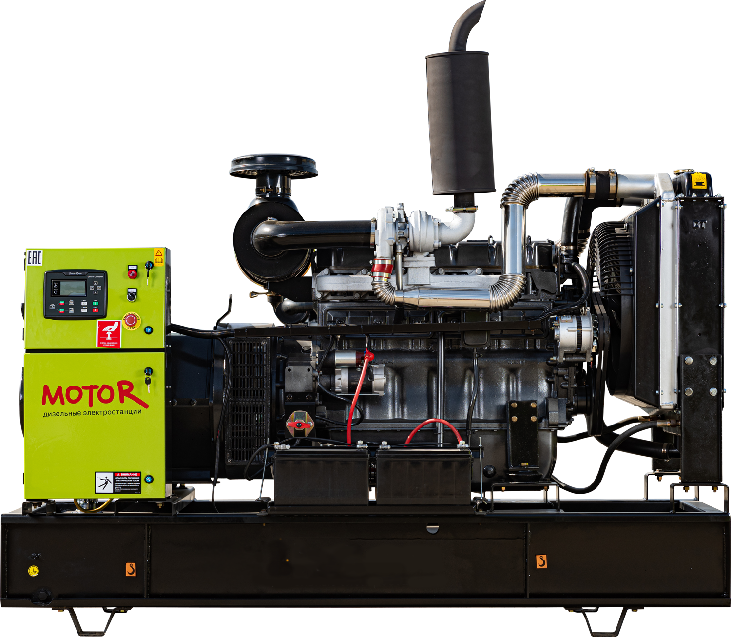 Дизельный генератор Motor Ricardo 120 кВт открытая