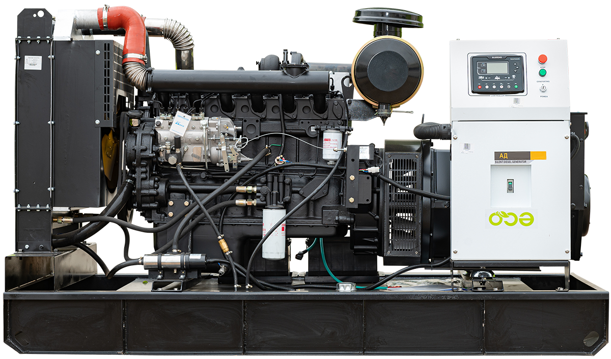 Дизельный генератор EcoPower Ricardo 150 кВт открытая