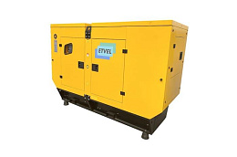 Дизельный генератор ETVEL ED-34YD в кожухе на шасси Y495D