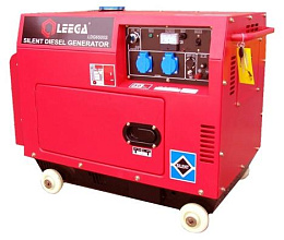 Дизельный генератор Амперос LDG 6000S-3 в шумозащитном кожухе с АВР