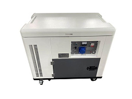 Дизельный генератор Амперос LDG 10000S-3 в шумозащитном кожухе
