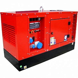 Дизельный генератор EUROPOWER EPS 18 DE в кожухе на шасси с АВР V2203M