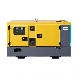 Дизельный генератор Atlas Copco QES 30 в кожухе на шасси с АВР V3300-IDI-BG