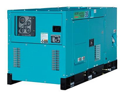 Дизельный генератор Denyo DCA-35SPK в кожухе с АВР V3300EB