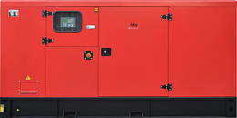 Дизельный генератор Fubag DSI 137 DAC ES в кожухе на шасси с АВР SC4H180D2
