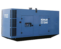 Дизельный генератор KOHLER-SDMO V650C2 в кожухе на шасси TAD1642GE