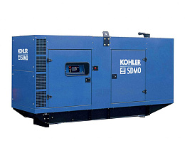 Дизельный генератор KOHLER-SDMO V275C2 в кожухе на шасси с АВР TAD734GE