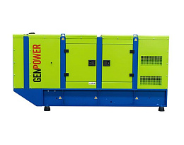 Дизельный генератор GenPower GNT-GNP 350 OTOSK в кожухе с АВР 270 LXA
