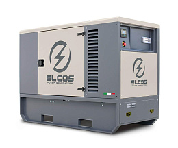 Дизельный генератор ELCOS GE.YA.037/033.SS в кожухе на шасси 4TNV98
