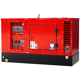 Дизельный генератор EUROPOWER EPS 243 TDE с подогревом в кожухе на шасси с АВР V1505