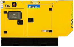 Дизельный генератор Aksa APD 75 A в кожухе на шасси с АВР A4CRX46T