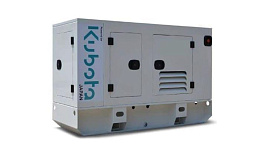 Дизельный генератор Welland WP24KD в кожухе на шасси с АВР V3300-E2BG2
