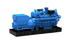 ГПУ Yuchai 800 кВт открытая