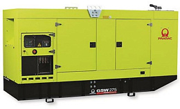 Дизельный генератор Pramac GSW275V в кожухе на шасси TAD734GE