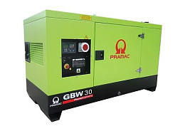 Дизельный генератор Pramac GBW30Y в кожухе на шасси 4TNV98-GPGEC