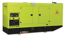 Дизельный генератор Pramac GSW650V в кожухе на шасси TAD1642GE