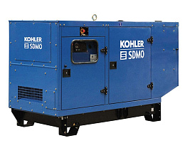 Дизельный генератор KOHLER-SDMO K44 в кожухе на шасси KDI2504TM-40
