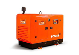 Дизельный генератор TAFE Power TAF-P-62.5W в кожухе на шасси 881 ES
