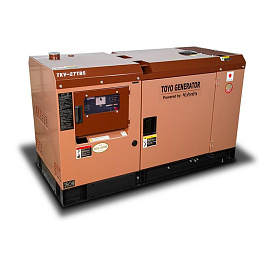 Дизельный генератор Toyo TKV-27TBS в кожухе на шасси с АВР V1305